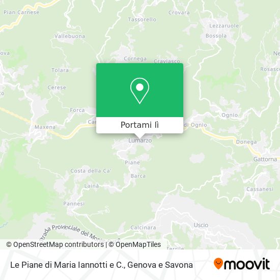 Mappa Le Piane di Maria Iannotti e C.