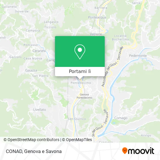 Mappa CONAD