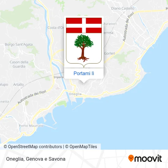 Mappa Oneglia