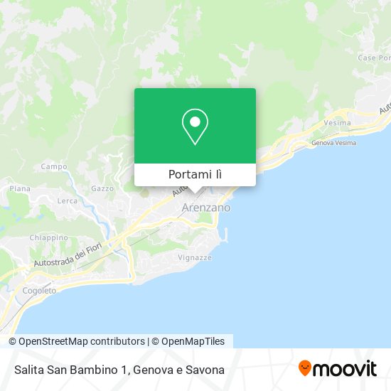 Mappa Salita San Bambino  1