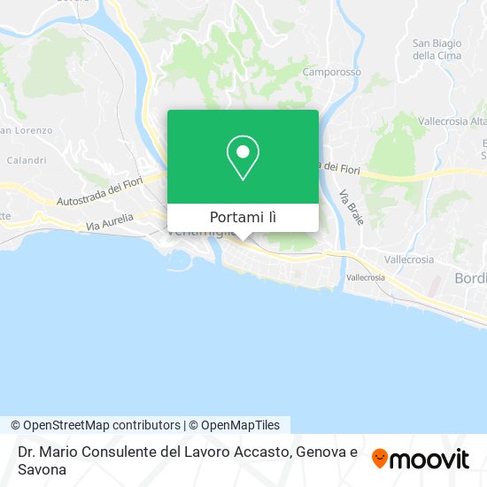 Mappa Dr. Mario Consulente del Lavoro Accasto