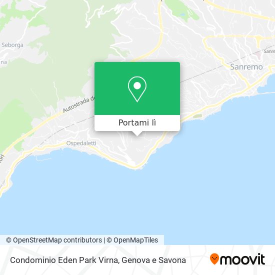 Mappa Condominio Eden Park Virna