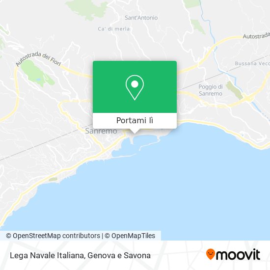 Mappa Lega Navale Italiana