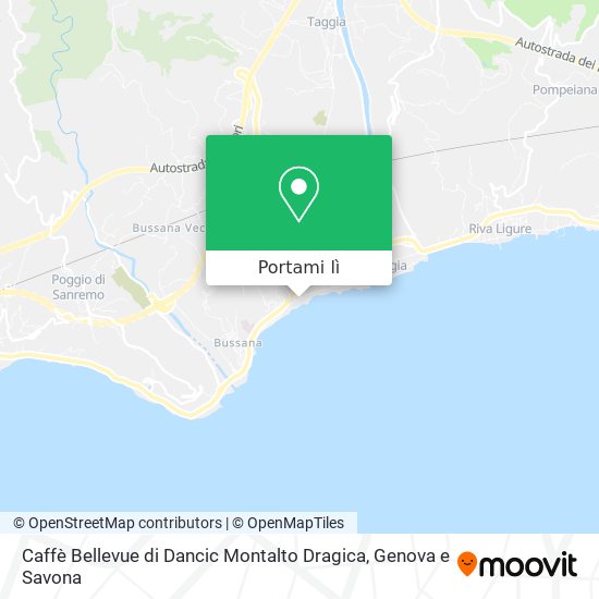 Mappa Caffè Bellevue di Dancic Montalto Dragica