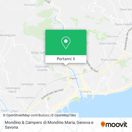 Mappa Mondino & Campero di Mondino Maria