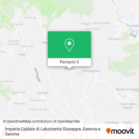 Mappa Imperia Caldaie di Labozzetta Giuseppe