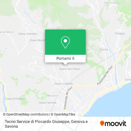 Mappa Tecno Service di Piccardo Giuseppe