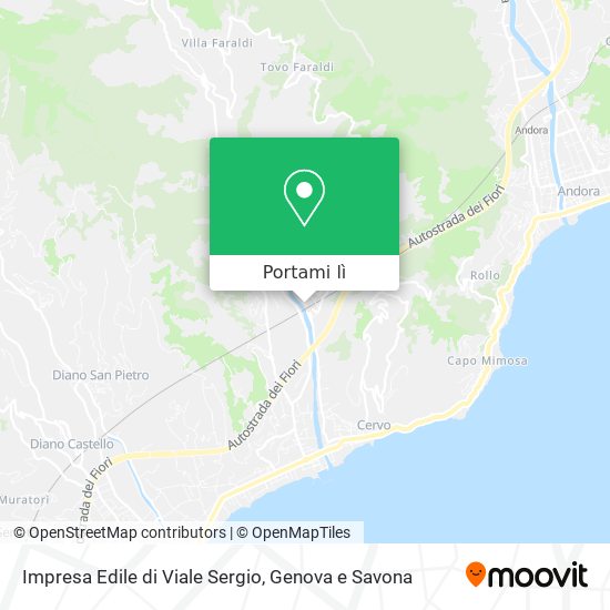 Mappa Impresa Edile di Viale Sergio