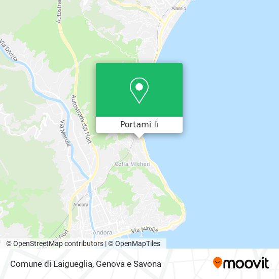 Mappa Comune di Laigueglia