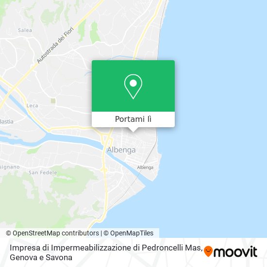 Mappa Impresa di Impermeabilizzazione di Pedroncelli Mas