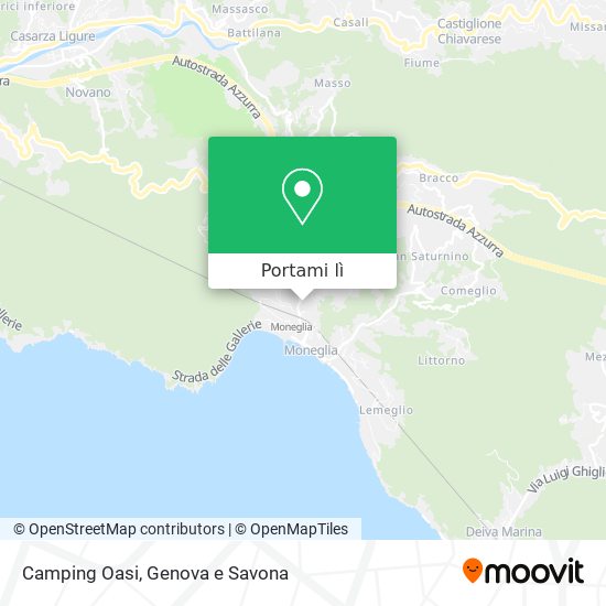 Mappa Camping Oasi