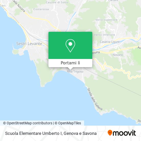 Mappa Scuola Elementare Umberto I