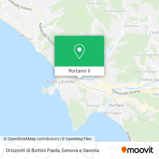 Mappa Orizzonti di Bottini Paola