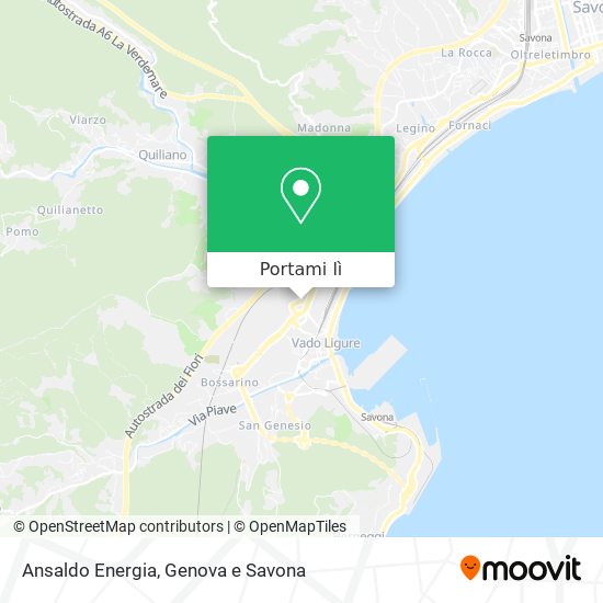 Mappa Ansaldo Energia