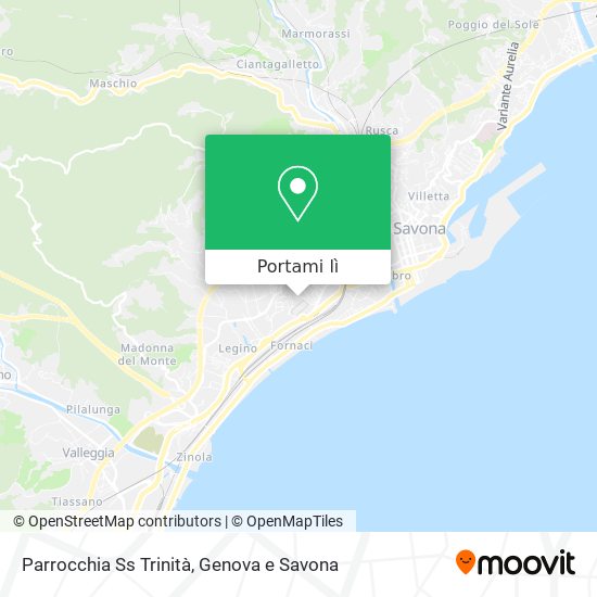 Mappa Parrocchia Ss Trinità