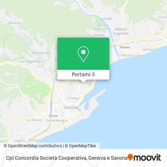 Mappa Cpl Concordia Società Cooperativa