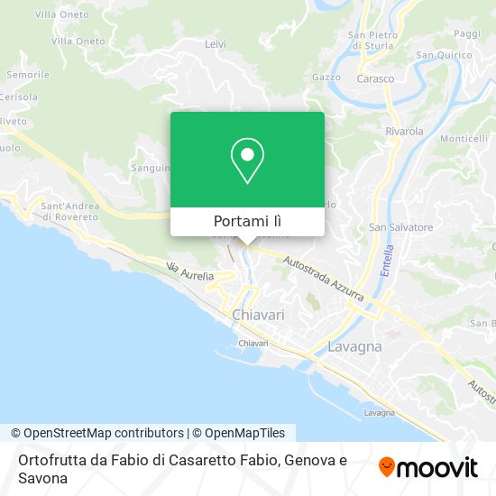 Mappa Ortofrutta da Fabio di Casaretto Fabio