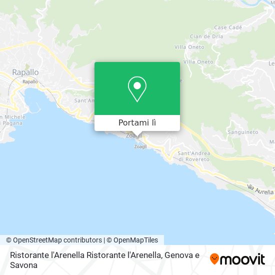 Mappa Ristorante l'Arenella Ristorante l'Arenella