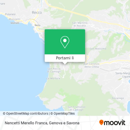 Mappa Nencetti Merello Franca