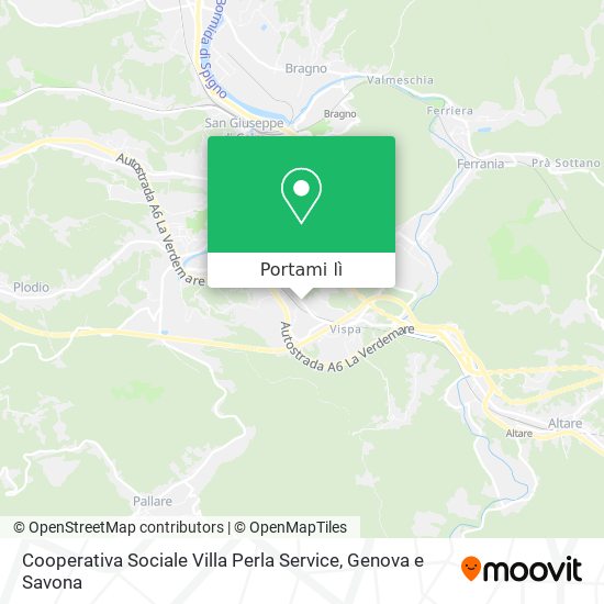 Mappa Cooperativa Sociale Villa Perla Service