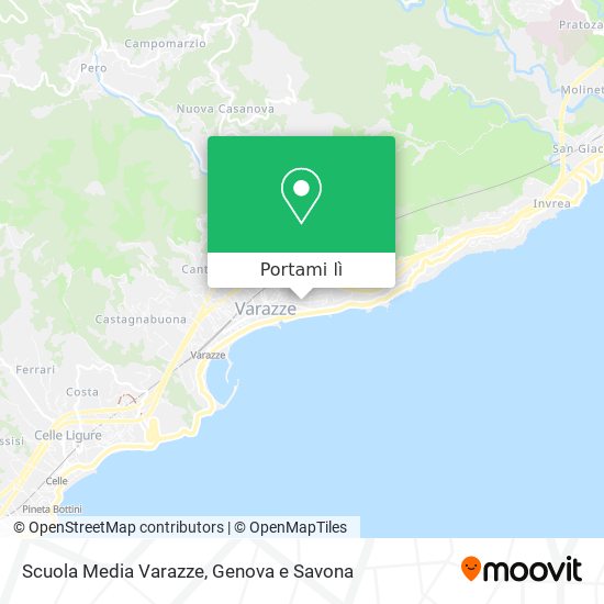 Mappa Scuola Media Varazze