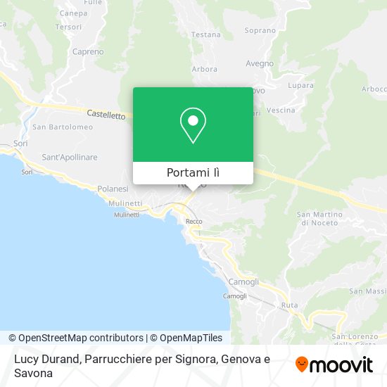 Mappa Lucy Durand, Parrucchiere per Signora