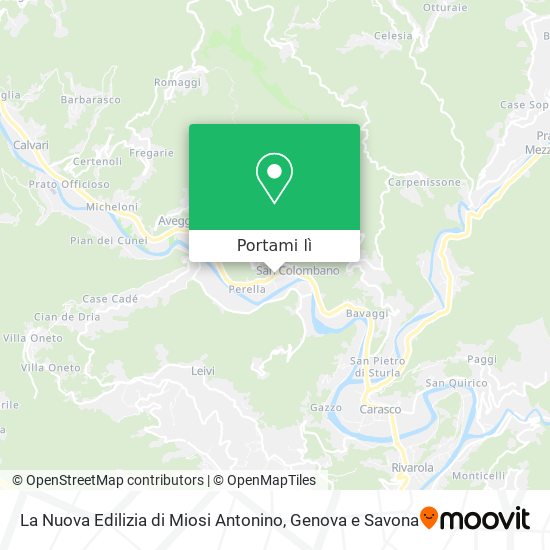 Mappa La Nuova Edilizia di Miosi Antonino