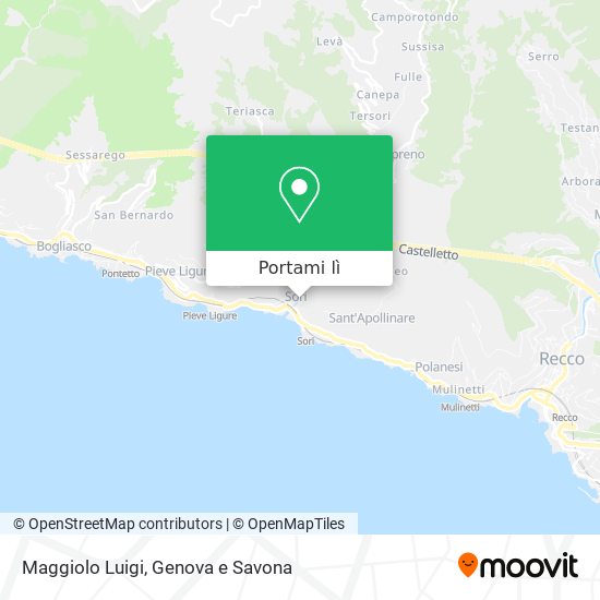 Mappa Maggiolo Luigi