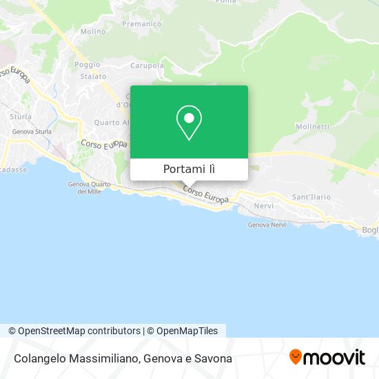 Mappa Colangelo Massimiliano