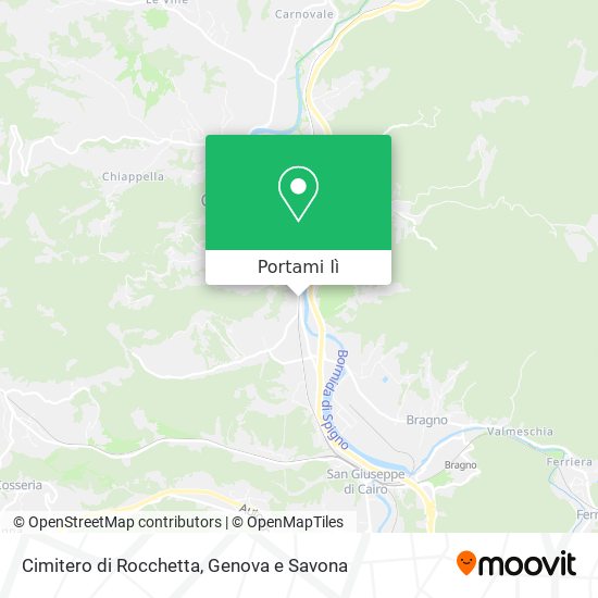 Mappa Cimitero di Rocchetta