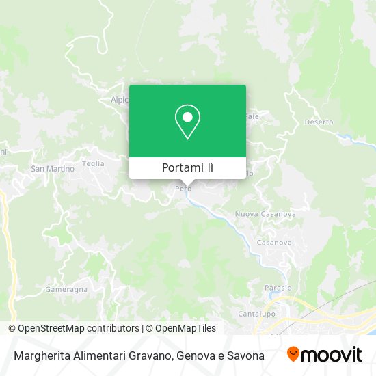 Mappa Margherita Alimentari Gravano