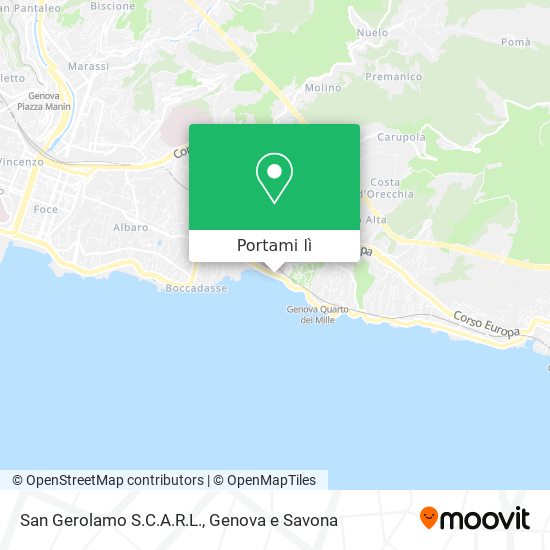 Mappa San Gerolamo S.C.A.R.L.