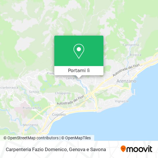 Mappa Carpenteria Fazio Domenico