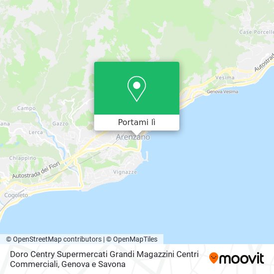 Mappa Doro Centry Supermercati Grandi Magazzini Centri Commerciali