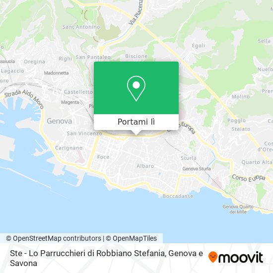 Mappa Ste - Lo Parrucchieri di Robbiano Stefania