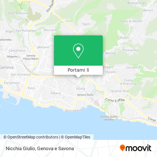 Mappa Nicchia Giulio