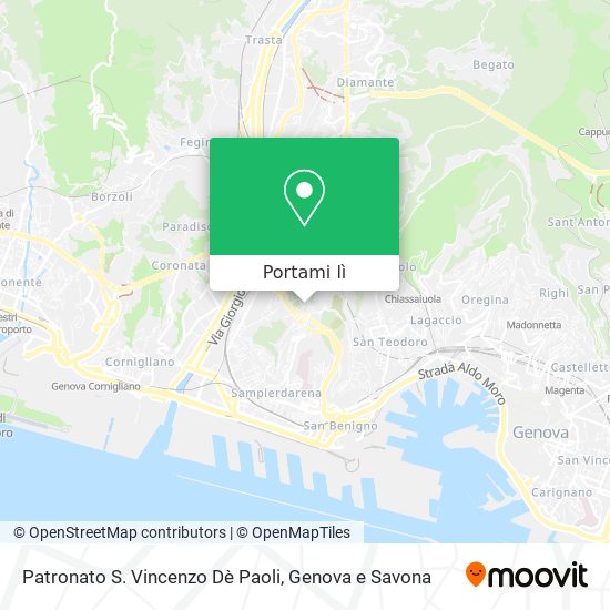 Mappa Patronato S. Vincenzo Dè Paoli