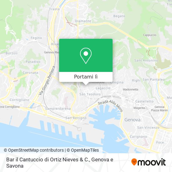 Mappa Bar il Cantuccio di Ortiz Nieves & C.