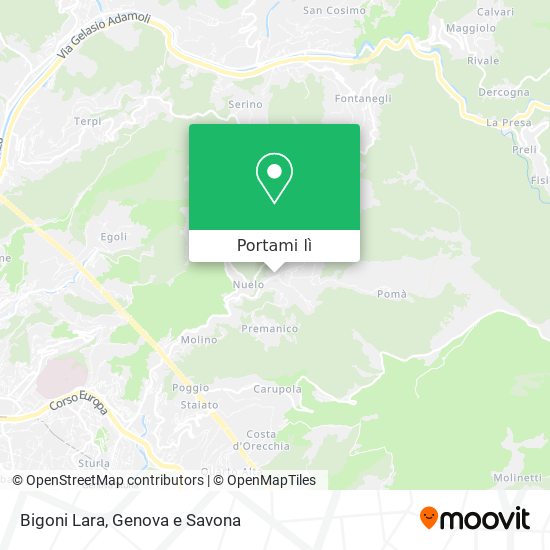 Mappa Bigoni Lara