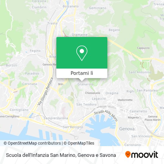 Mappa Scuola dell'Infanzia San Marino