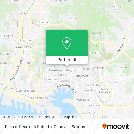 Mappa Reca di Recalcati Roberto