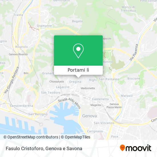 Mappa Fasulo Cristoforo