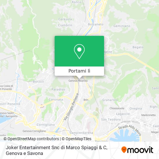Mappa Joker Entertainment Snc di Marco Spiaggi & C
