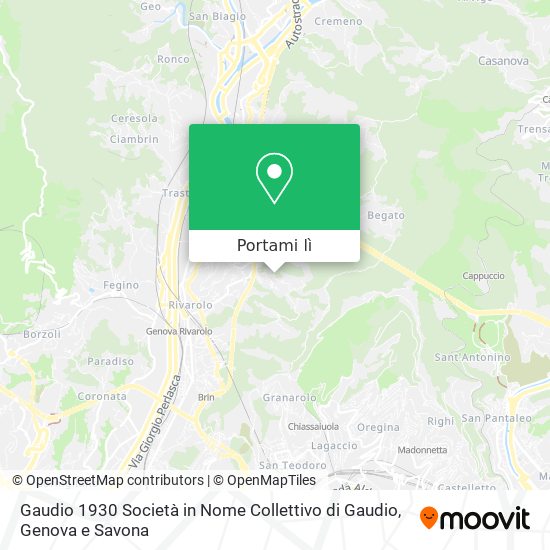 Mappa Gaudio 1930 Società in Nome Collettivo di Gaudio
