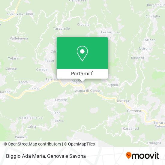 Mappa Biggio Ada Maria