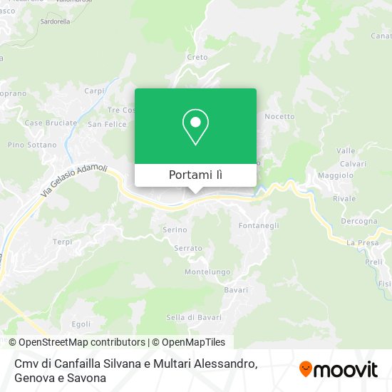 Mappa Cmv di Canfailla Silvana e Multari Alessandro