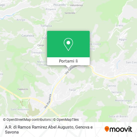 Mappa A.R. di Ramos Ramirez Abel Augusto