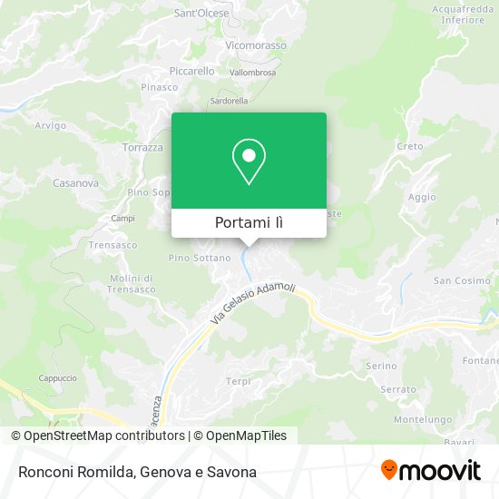 Mappa Ronconi Romilda