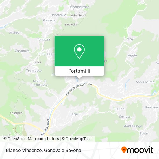 Mappa Bianco Vincenzo