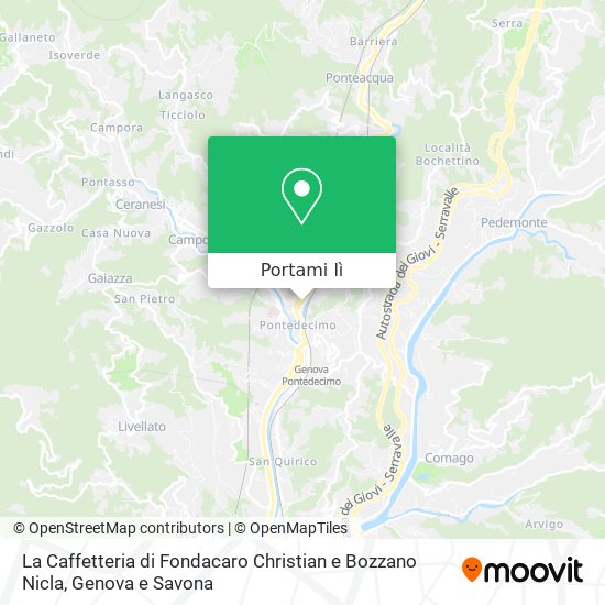 Mappa La Caffetteria di Fondacaro Christian e Bozzano Nicla